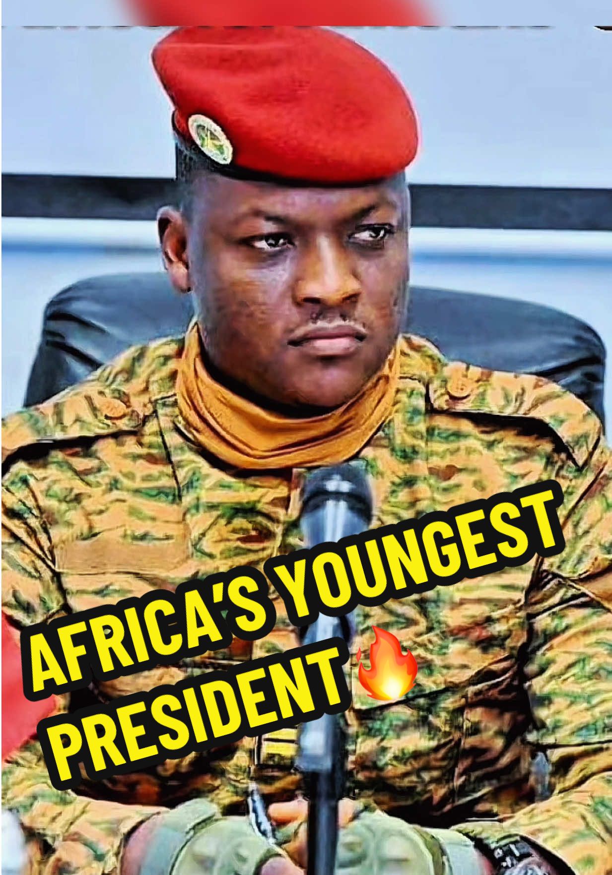 Africa  Youngest President – Ibrahim Traoré!