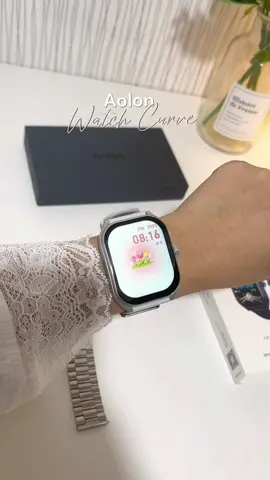 Another smartwatch reco! ✨This is the Aolon Smartwatch Curve ⌚️ #smartwatch #smartwatches #smartwatchaolon #strava #smartwatchcurve #fyp #waterproof 