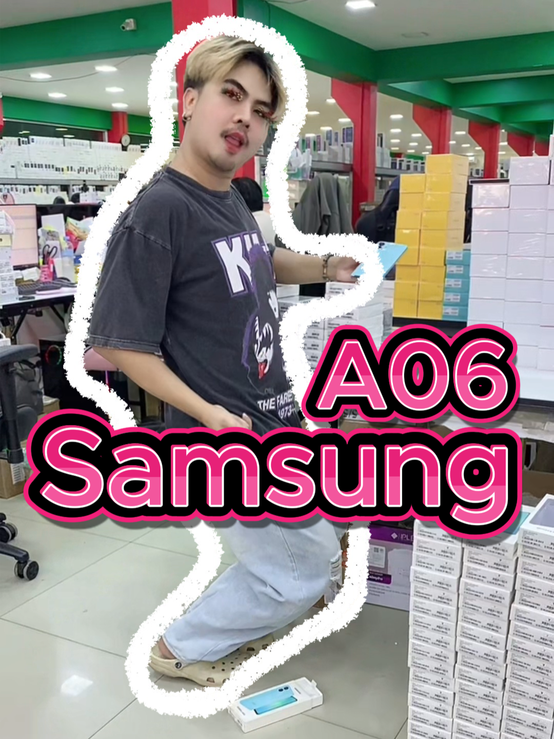 Galaxy A06  สมาร์ทโฟนคุณภาพดีเร็วแรง ชาร์จไว ปลอดภัยด้วย Auto Blocker ป้องกันมิจฉาชีพได้แค่คลิกเดียว  มาพร้อมกล้องที่คมชัด ที่ถ่ายภาพสวยทุกมุมมอง  พร้อมแบตเตอรี่ขนาดใหญ่ใช้งานได้ยาวนานและมีประสิทธิภาพ เหมาะกับทุกไลฟ์สไตล์ในการใช้งาน #มือถือ #มือถือราคาดี #นินจาโอม #สมาร์ทโฟน