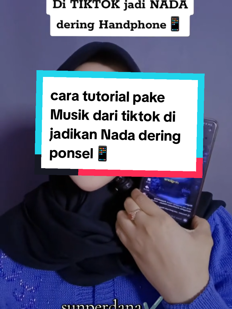 CARA Tutorial Musik di tiktok jadi Nada Dering HP. #fyf #nadadering #tutorials #pemula #sunperdana #whatsapp 