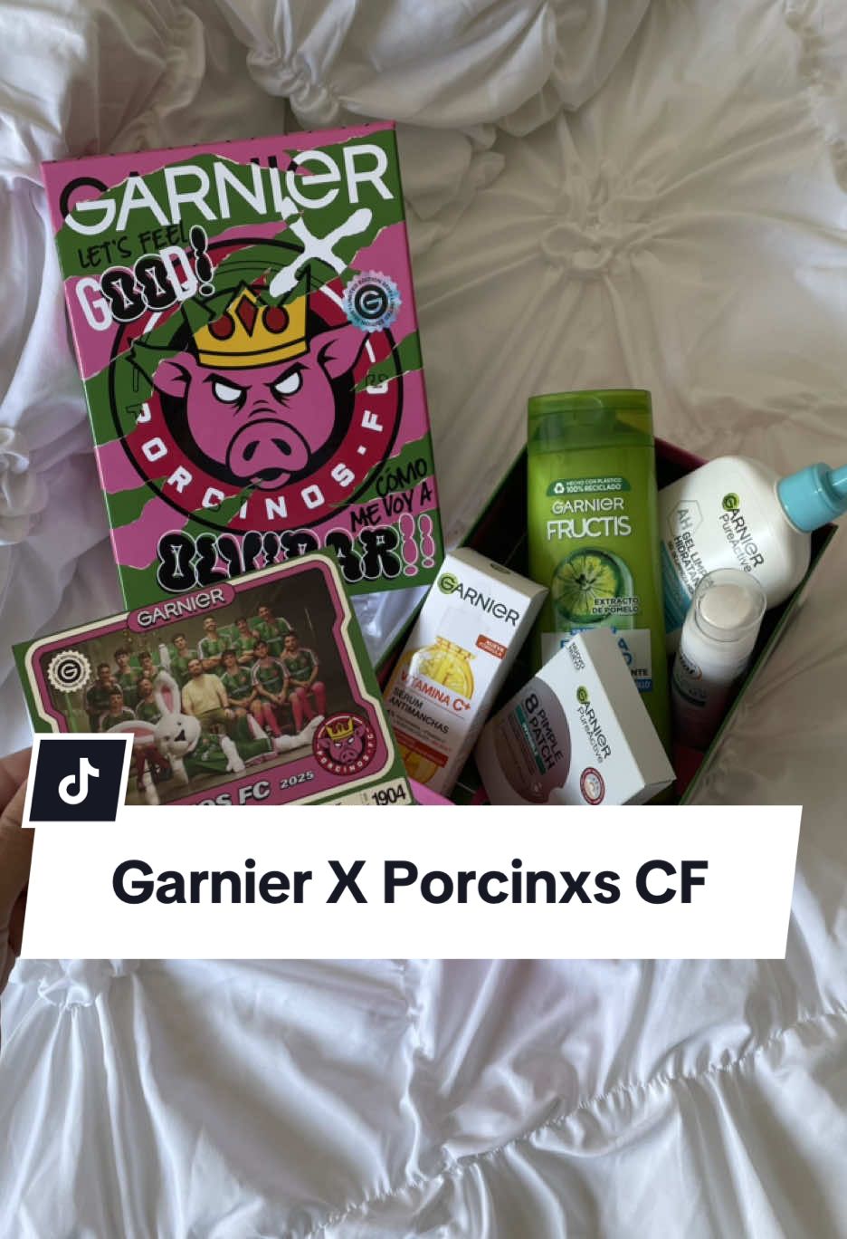 *regalo de Garnier 💚 Son EDICIÓN LIMITADA ¡Corre que se acaban! 🛍️ @Garnier ES #garnierxporcinos #gogreencongarnier #edicionlimitada #tiktokshop #ibai #queensleague #kingsleague 