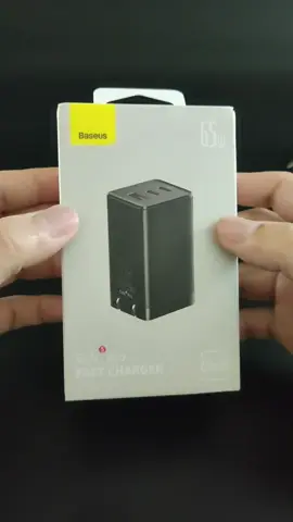 ป้ายยา Adapter charge Baseus Gan5 Pro 65W  #baseus #adapter #charger #unboxing #unboxingvideo #review #รีวิว #รีวิวของดีบอกต่อ #ป้ายยา #ป้ายยาtiktok #ของดีบอกต่อ #fyp #fypシ゚ #tiktokviral #ติ๊กต๊อก #tiktoker 