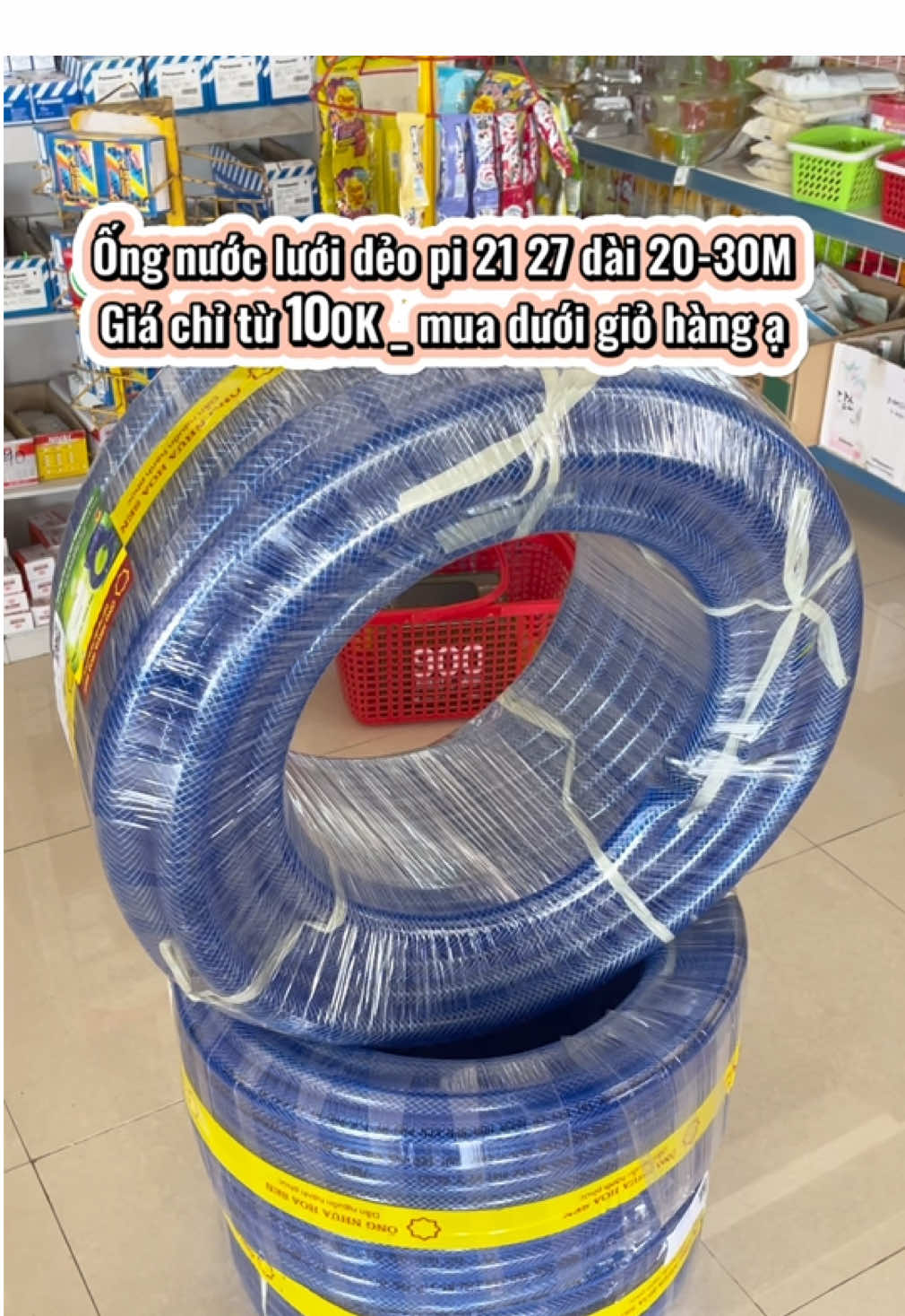 Ống nước lưới dẽo pi 21 27 dài 20 đến 30M . Hàng loại dày #xuhuongtiktok #viral #trendingvideo #ongnuoc #ongnuocluoideo 