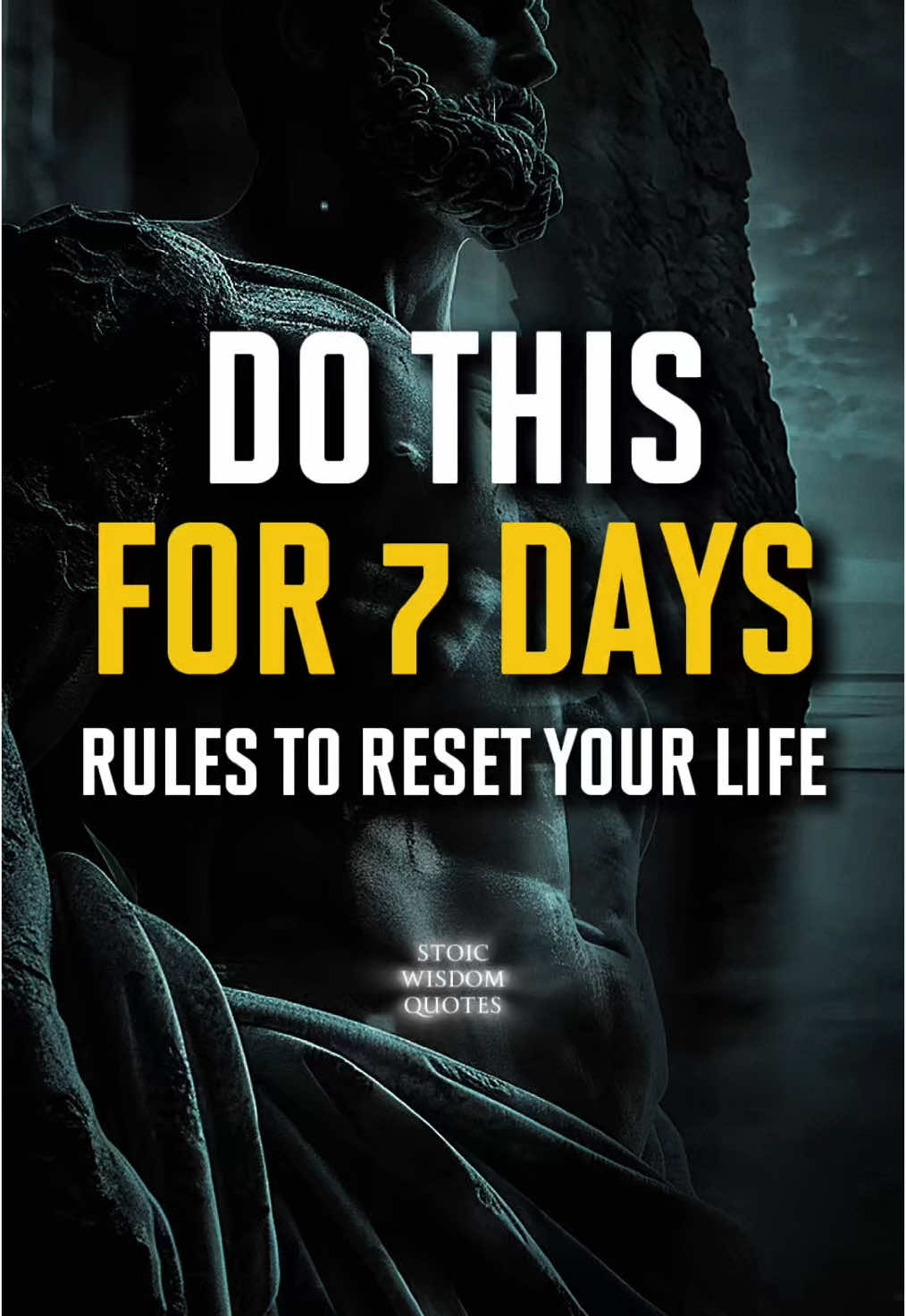 7 Rules to Reset Your Life | Do This for 7 Days #stoicism #motivation #resetyourlife #7rules #selfdiscipline #stoicroutine #morningroutine 