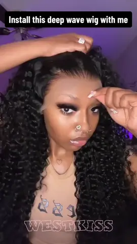 Perfect curls pattern!#westkisshair #fyppppppppppppppppppppppp #clipinhairextensions #wigtok #hair #fyp #hairstyle #wig #wiginstall #deepwave