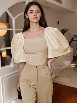 Filipino outfit suitable for a variety of occasions, you'll fall in love with it.#modernfilipiniana #puffsleeves #AEL #womanfashion #bolero #casual #fashion 