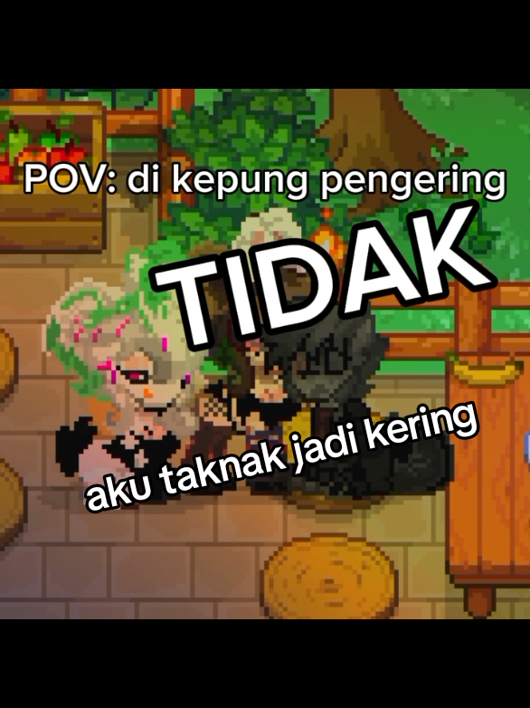 kering pun kering lah🗿#meme #tutorial #ponytown #oc #fypシ #trend #game 