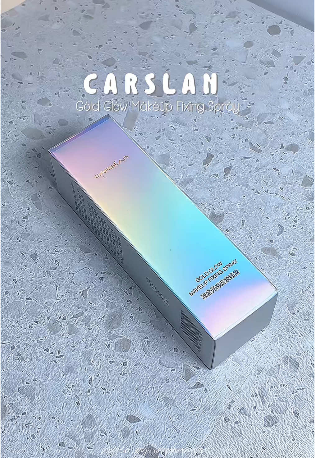 Carslan Gold Glow Makeup Fixing Spray #carslan #fixingspray #settingspray #carslansettingspray #settingsprayviral 
