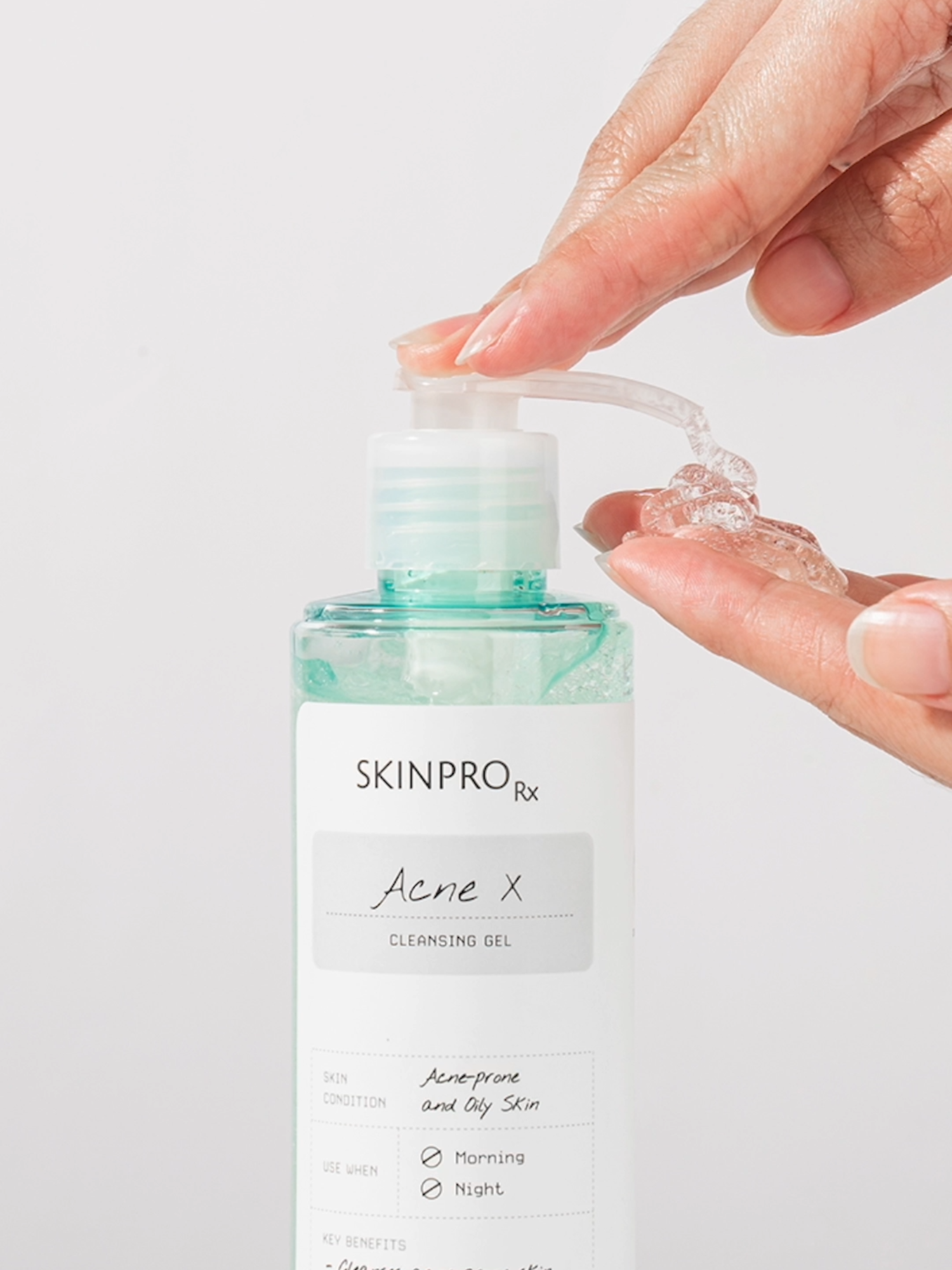 💧Acne cleared, Oil controlled, Glow unlocked -- Acne X Cleansing Gel🧏‍♀️✨ ล้างจบสิว..เคลียร์ผิวมัน แบบไม่แห้งตึง! SKINPRO Rx เวชสำอางในใจคนเป็นสิว 👨‍⚕ #SKINPRORx #สกินโปรอาร์เอกซ์  #Acne #สิว #ผิวมัน
