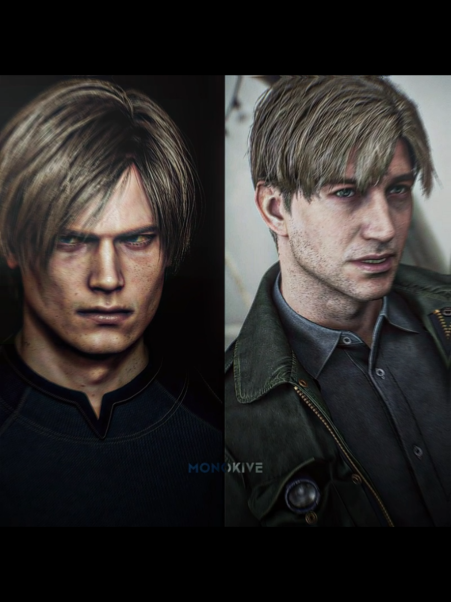 my boyfriend & my husband | scp: zechscene #leonkennedy #leonkennedyedit #residentevil #jamessunderland #jamessunderlandedit #silenthill #trending #viral #fyp 