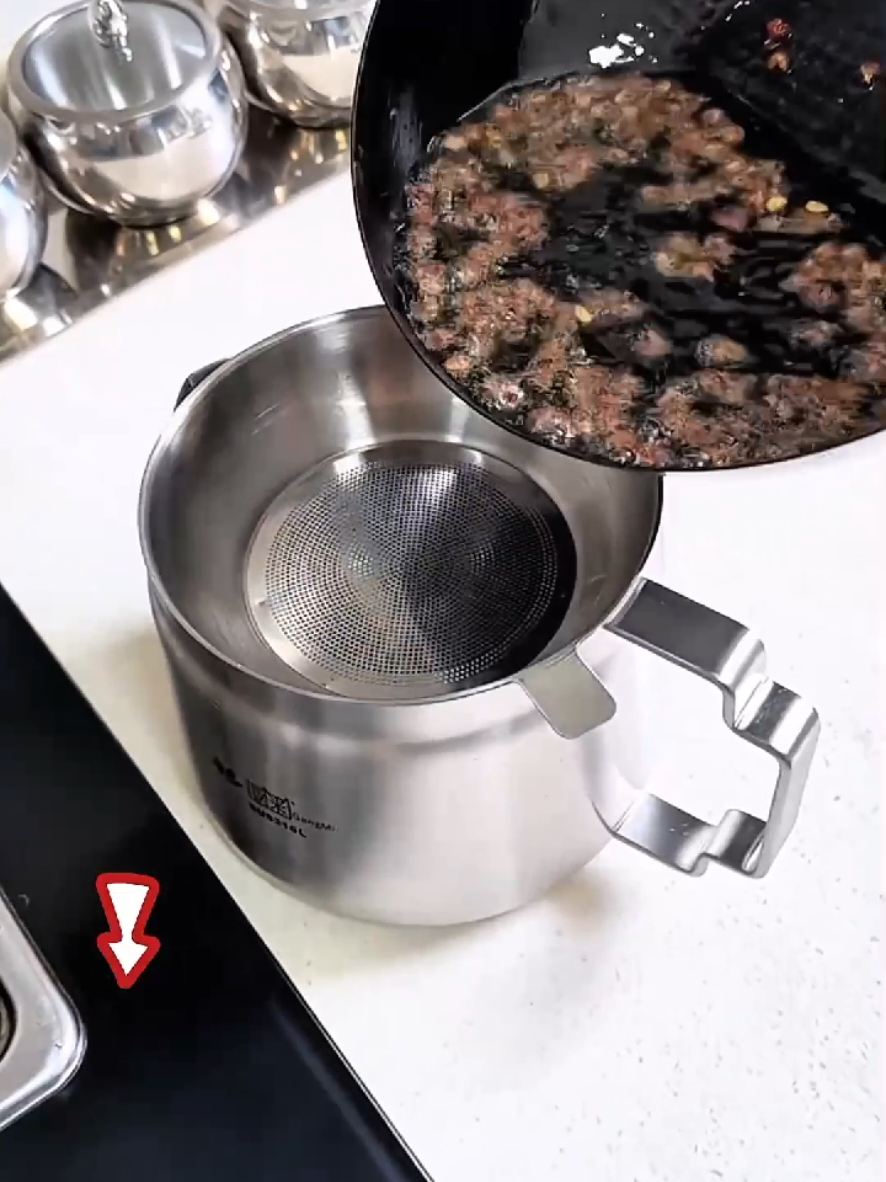 Nồi lọc dầu inox 316 cao cấp, dung tích 1-5Lít#giadung_giadinh01 #cuahangdodungnhabep1 #xuhuongtiktok 