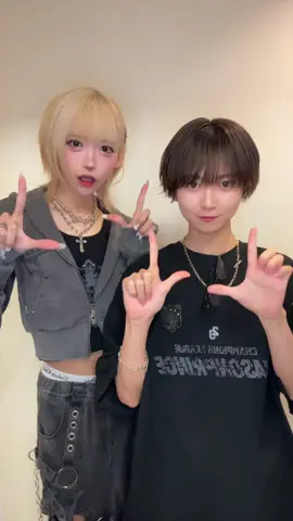 可愛いの無限ループ🩵🩷 #らぶしっく #はやて #たいよう  @颯 @たいようさん 