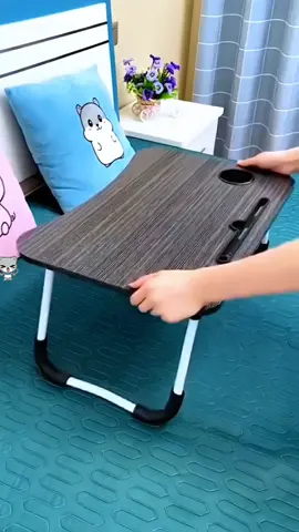 Foldable Anti-slipBed Laptop Table With Drawer Notebook Table Multipurpose Portable Computer DeskMeja Lipat Corner Furniture Wood#foryoupage #life #tiktokshop #tiktok #foryou #goodthing #fyp #Home 