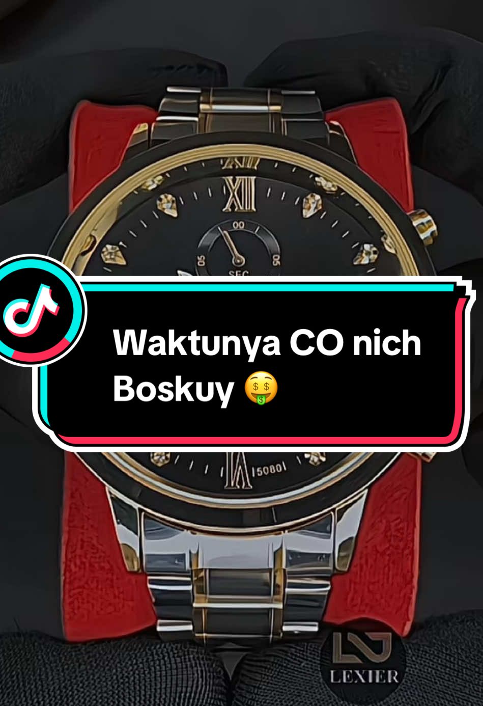 Jam tangan keren nih Bosku🔥😎 #lexier #tiktokviral #videotiktok #jamtanganpria #jamtangankeren #jamtanganantiair #fyp 