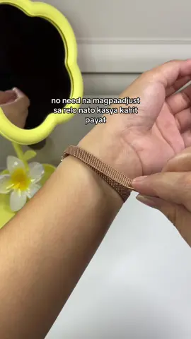 For only 100 pesos may ganito kana kagandang relo✨ no need magpa adjust at kasya kahit payat🤭  #watch #womenwatch #fyp 