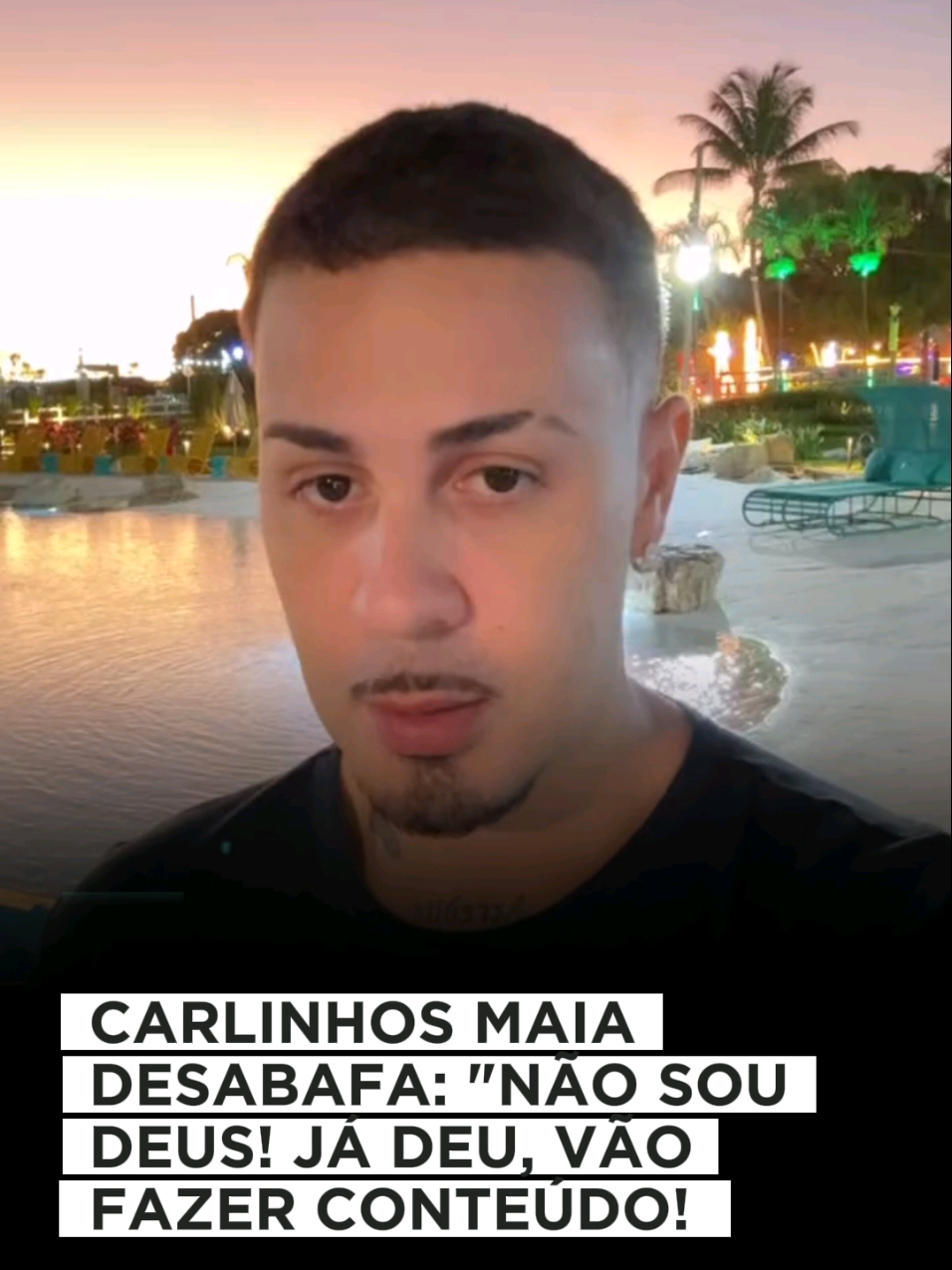 CARLINHOS MAIA DESABAFA: 