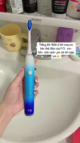 Bàn chải điện P/S công nhận tiền nào của đó chất lượng thiệt👍#banchaidien #banchaidienps #tienich #chamsoccanhan #xuhuong 