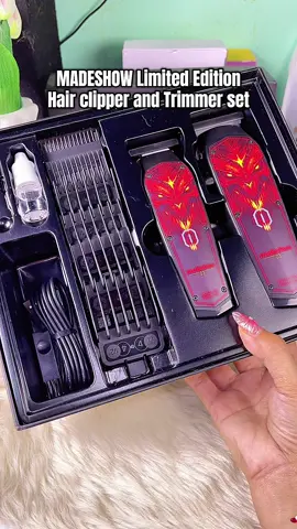 MADESHOW LIMITED EDITION HAIRCLIPPER AND TRIMMER SET #madeshow #madeshowlimitededition #madeshowhairclipper #hairclipper #hairtrimmer #razor 
