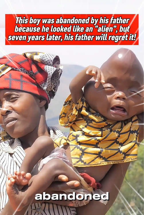 This boy was abandoned by his father because he looked like an 