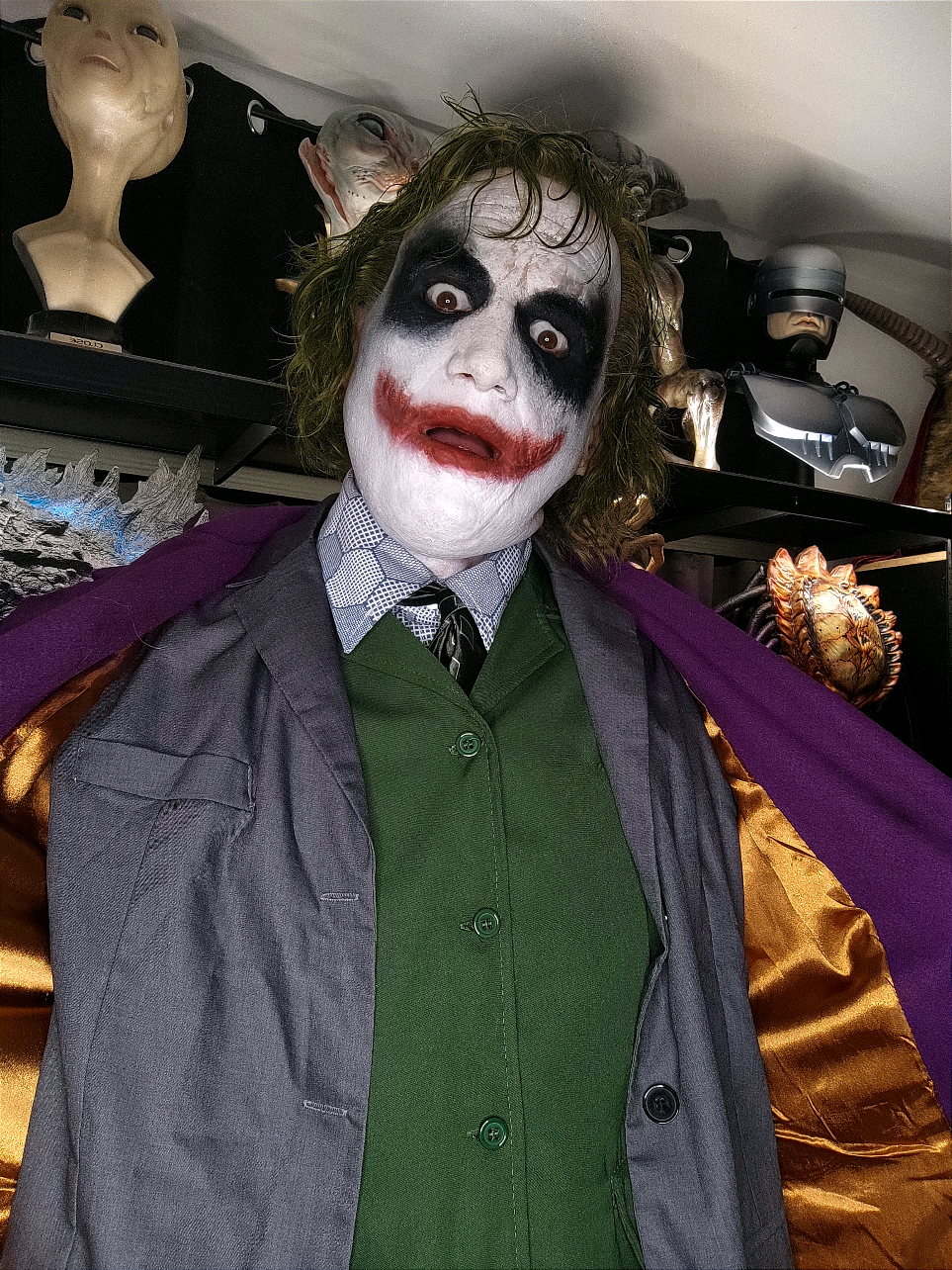 Le joker The Dark night 🤡 #masquesilicone #siliconemask #masque #mask #cosplay #pourtoi #pov #netflix #fyp #foryou #viral #joker #thedarkknight #heathledger #batman  @Evolution Masks 