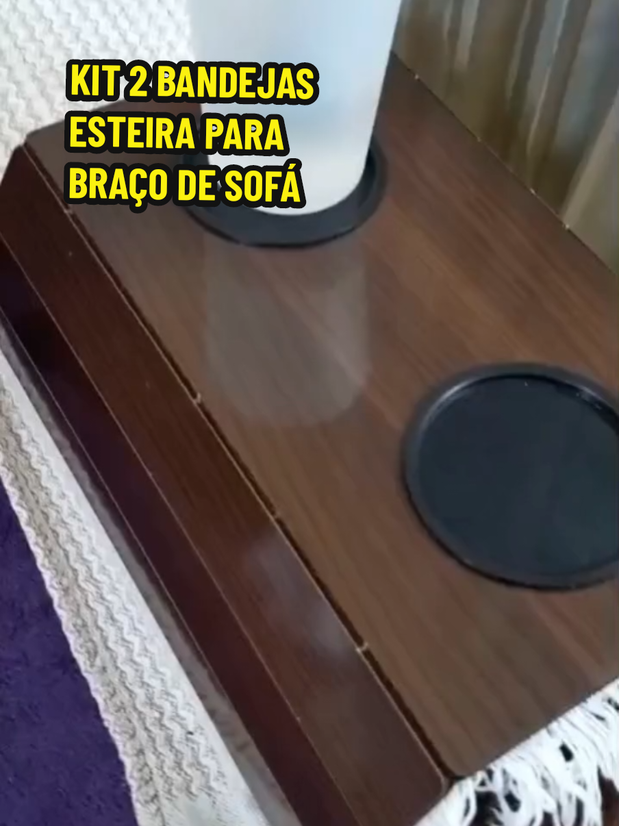 KIT 2 BANDEJAS ESTEIRA PARA BRAÇO DE SOFÁ  #TikTokShopChegou #tiktokshop 