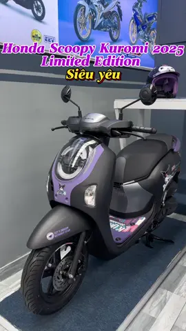 Honda Scoopy 110 2025 Kuromi Limited Edition, 2000 Xe Toàn Cầu, Về Toàn Số Xịn Tại Cub Shop #cubshop #scoopy #kuromi #hondascoopy #scoopy2025 #xenhahau #scoopylimitededition #cubshopVietNam #scoopy110cc #scoopy2025limited #hondascoopy110