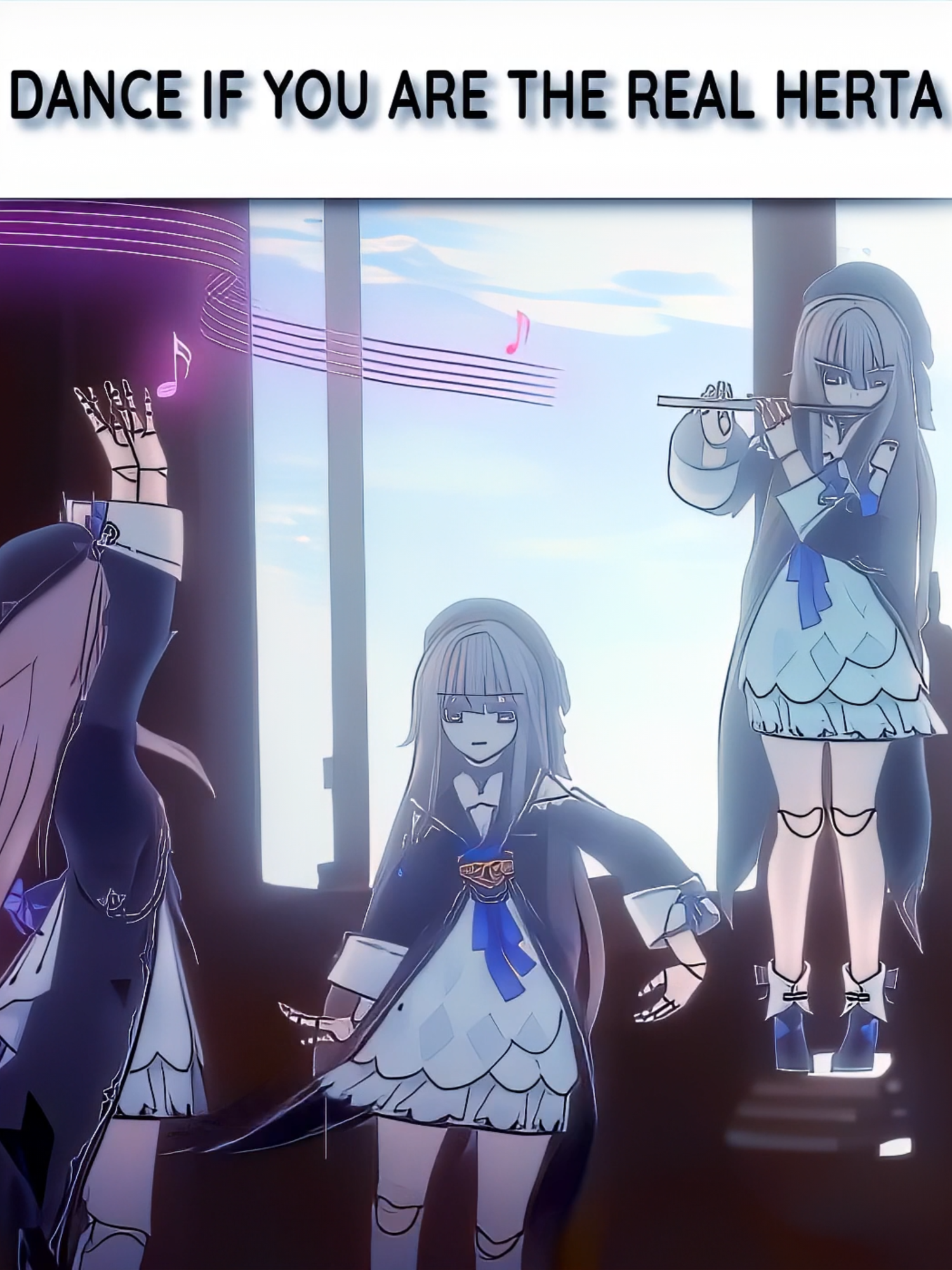 Mini Herta: 💃💃 #HonkaiStarRail #hsr #hsrcreators #theherta #bakerysqd