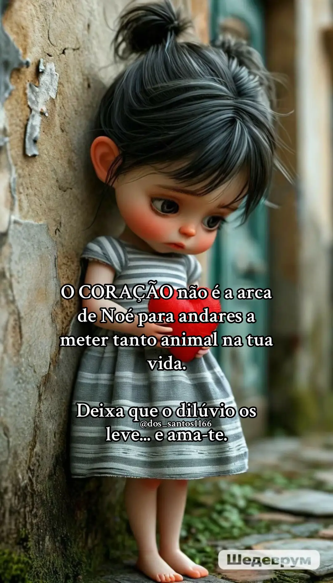 O coração não é arca de Noé. Não acolhas todo tipo de bicho. Deixa o dilúvio levar… e ama-te. #reflexion #motivation #reflexionesdelavida #paratiiiiiiiiiiiiiiiiiiiiiiiiiiiiiiiiii #tik_tok #f 