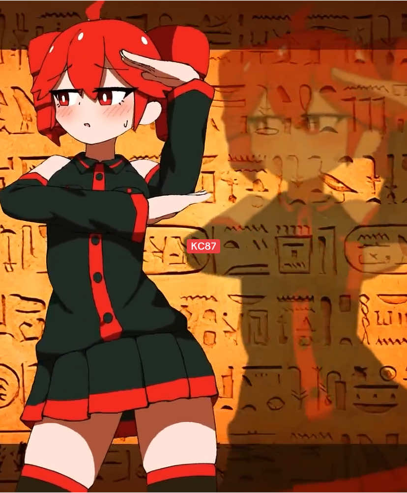 #capcu #vocaloid #vocaloidedit #egyptian #egypt #tikto #edit #uwuw || Vocaloids do a Egyptian dance! 😍