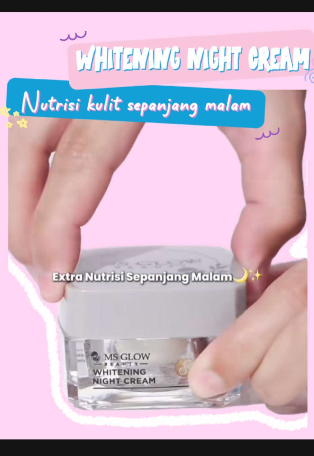 Happy weekday all, jangan lupa meski offday tetep pae night cream yaaa jangan males🫵🏻👀🥰❤️ #promogajian #msglowbeauty #msglow #glowingskin #kulitglowing #nightcream #glassskin #nightroutine 