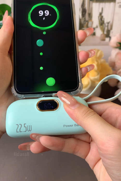 With this mini power bank, Charge Two, Stay True! Power up your phone and earbuds at the same time.#fypシ #usa🇺🇸 #TikTokShop #tiktok 