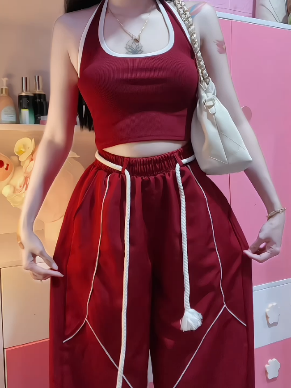 khá là oke toại thích set này  #xuhuongtiktok #honggam #reviewquanao #phoidoxinh #setcroptop #setthethao 