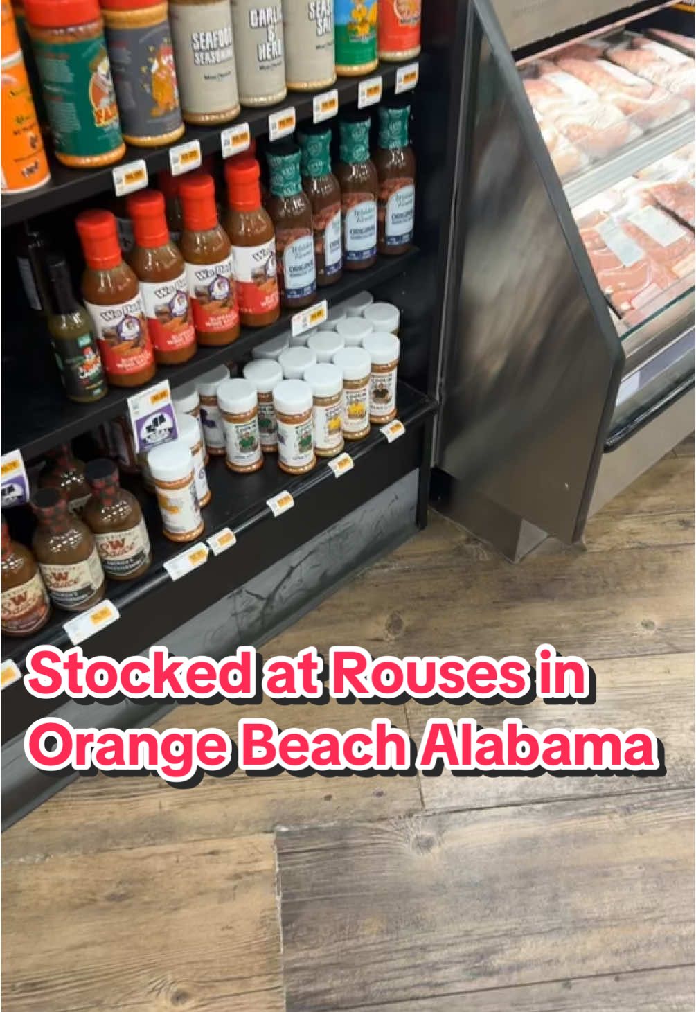 Shoutout to my girl Jas for grabbing this for me! Here you geaux Orange Beach Alabama! #louisianacheck #alabamacheck #cajunseasoning #rouses #friends @Jasmine Sullivan @Four The Moms Podcast 