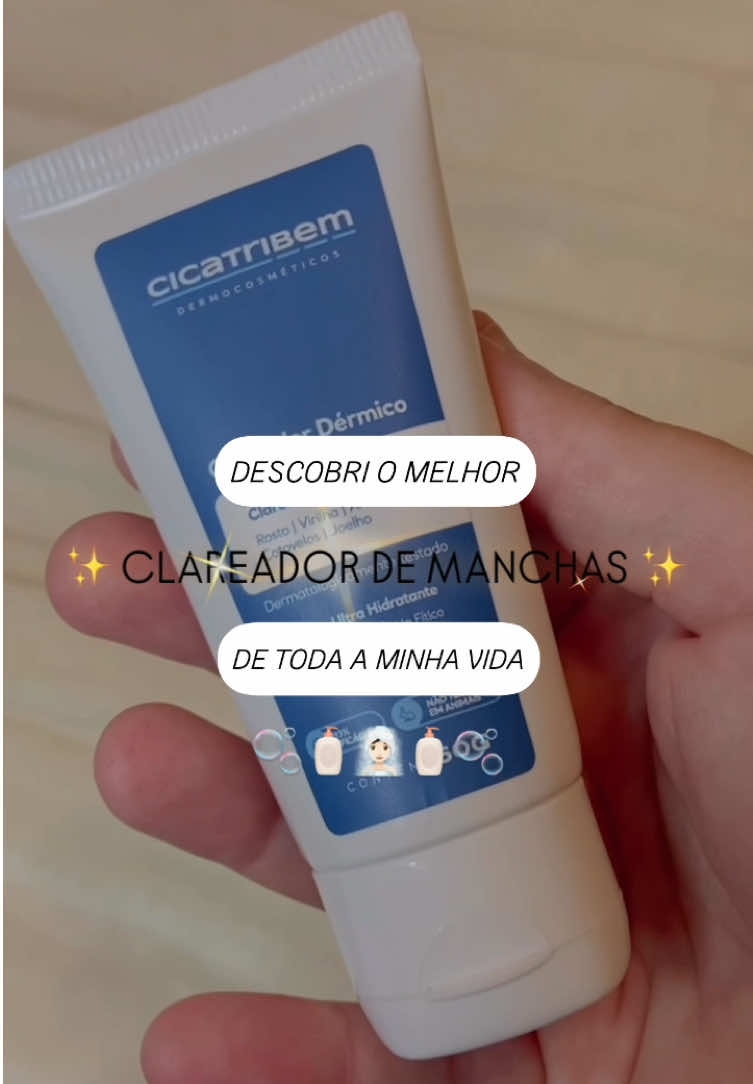 ✨ Cuide de você com o carinho que merece! ✨ O Clareador Dérmico Cicatribem é ideal para as mamães que desejam suavizar manchas na pele e recuperar a confiança e bem-estar no dia a dia. Perfeito para áreas como rosto, axilas, virilha, cotovelos e joelhos, ele hidrata profundamente enquanto uniformiza o tom da pele. 💙 Com Niacinamida, Ácido Fítico e Ácido Glicólico, sua fórmula foi desenvolvida para garantir resultados eficazes e seguros para o cuidado pessoal das mamães. 🌿 ✅ Dermatologicamente testado ✅ Não testado em animais ✅ 92% de eficácia comprovada Porque se cuidar também é um ato de amor! 💕  #maternidade #skincare #maternidadereal #Cicatribem #beleza #maequesecuida 