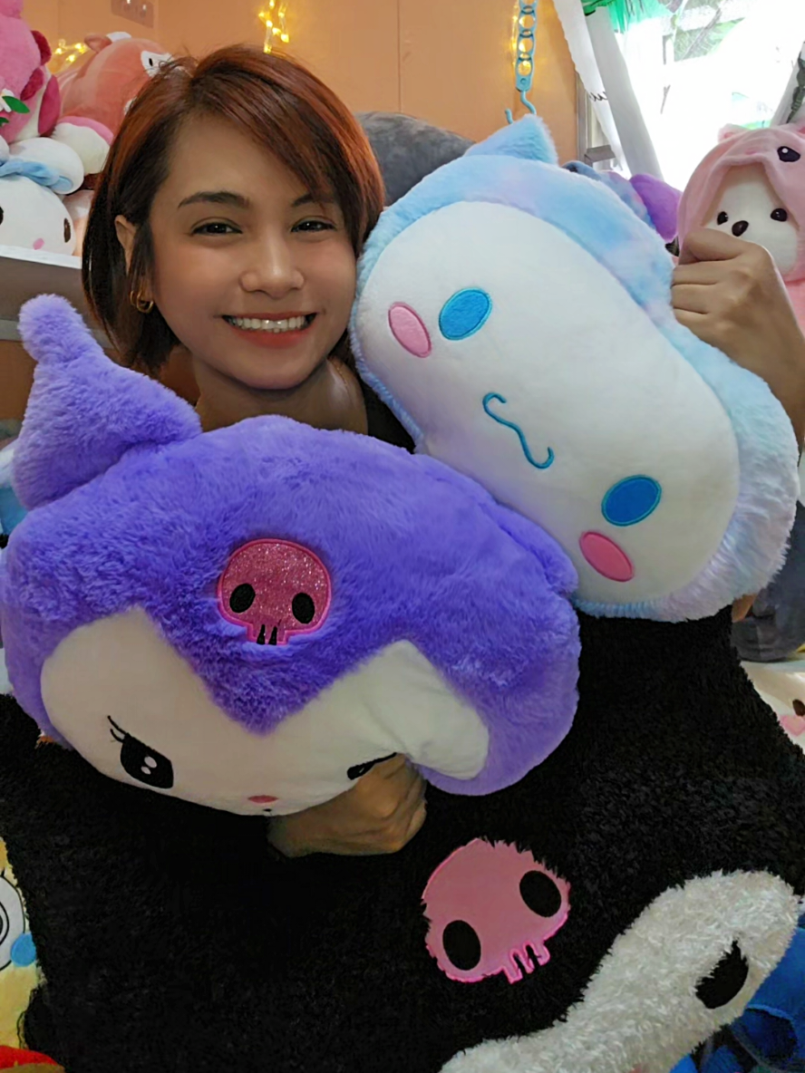 SANRI0 CHARACTERS PLUSH PILLOW 😍😍😍 ANG LAMBOT!!! CHECK OUT NA ❤️ #plushpillow #kuromihead #kuromipillow #sanriopillow #sanrio 