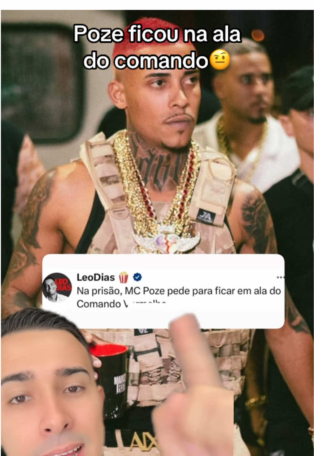 Poze fica na ala do comando e a mídia distorce tudo🤨👀👊 . . . . . . . . . . . . #poze #mcpoze #funk #fofocas 