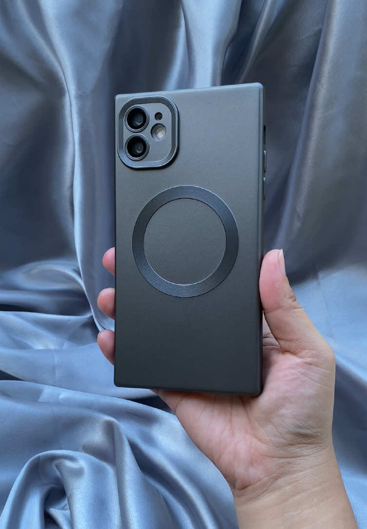 Square magnetic case #caseforiphone #iphonecase #phonecase #casing 