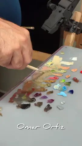 Artist 🎨 @omar_ortiz_artista #tiktok #art #canvas #explorepage #tutorial #oilpainting 