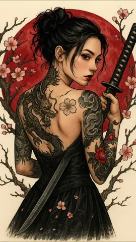 #TattooLegacy #SamuraiSoul #StormInSilk #SamuraiInk #KoiDragonArt #FemaleSamurai #tattoo #tattooideas #japanesetattoo 