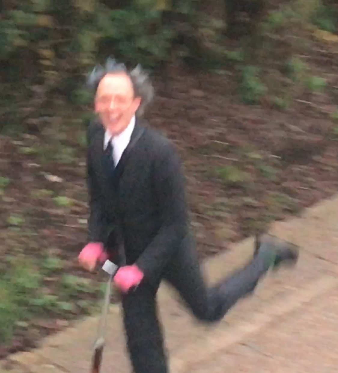 Nis man!  #businessman #scooter #fun #london 
