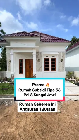 Villa Anugrah Permai 14  Lokasi strategis, jalan lebar. 📍Jln. Raya Kakap Pal 8 Spesifikasi Bangunan : -2 kamar Tidur  -1 kamar mandi  -Luas Tanah 10x13 meter  -Listrik 1300 va  - Badan jalan 5 meter  - Sumur 5 gorong-gorong -Atap Limas  -Carport Promo Bonus :  - Moulding dinding diruang tamu - Lampu hias 3 titik - kaca Bevel di ruang tamu - Car port CASH DAN KREDIT DP AKAD HANYA 5 JUTA Boking 2 Juta  HUBUNGI TELP / WA : ☎️ wa: 0852•4529•1812  Teza Bramasta  #hunianpontianak #rumahsubsidipontianak #rumahsubsidikuburaya #rumahsederhana #rumahcantik 