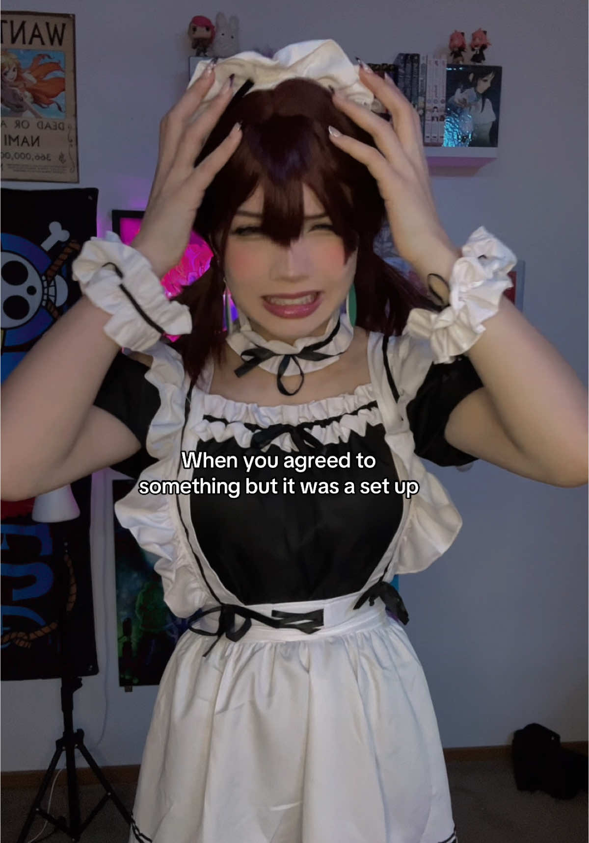 MOMO WAS SET UP. #momo#momocosplay#momoayase#momoayasecosplay#cosplay#dandadan#dandadancosplay#anime#manga 