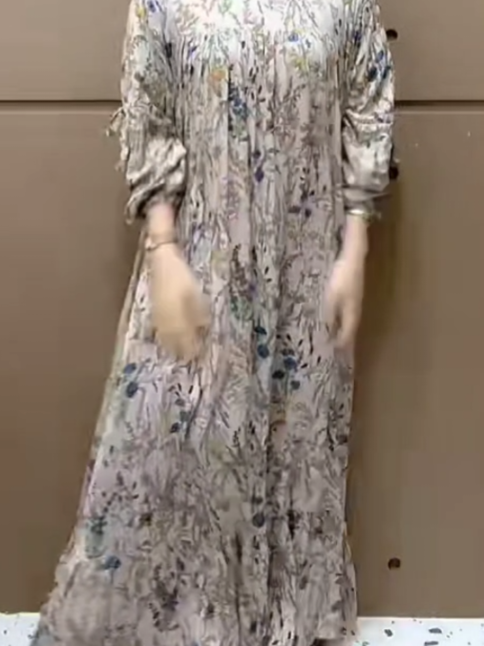 AVR Rosa Dress Set Hijab Wanita motif bunga bahan rayon nonbusui friendly #modelterbaru #gaunwanita #bajulebaran2025 #bajumewahsimpel #bajukekinian #trend #fyp 