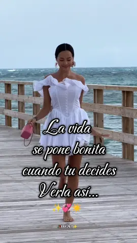 #La vida se pone bonita cuando tú decides verla así #disfrutalavidaalmaximo #ysefeliz🥰 #yquenadieterobetualegria #frasesmotivadoras #motivaciónes #fypviraltiktok #foryoupage❤️❤️ 