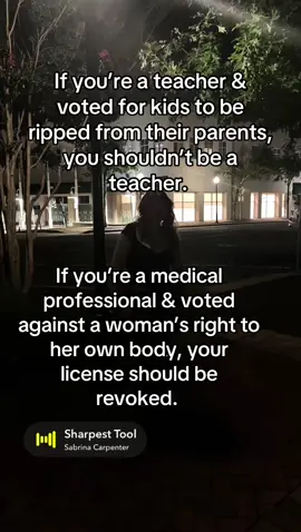 politics aren’t politics anymore. #politics #fyp #mybodymychoice #prochoice #trump #trump2024 #kamala #kamalaharris #ice #migrantsaintgoinganywhere #teacher #nurse #doctor 