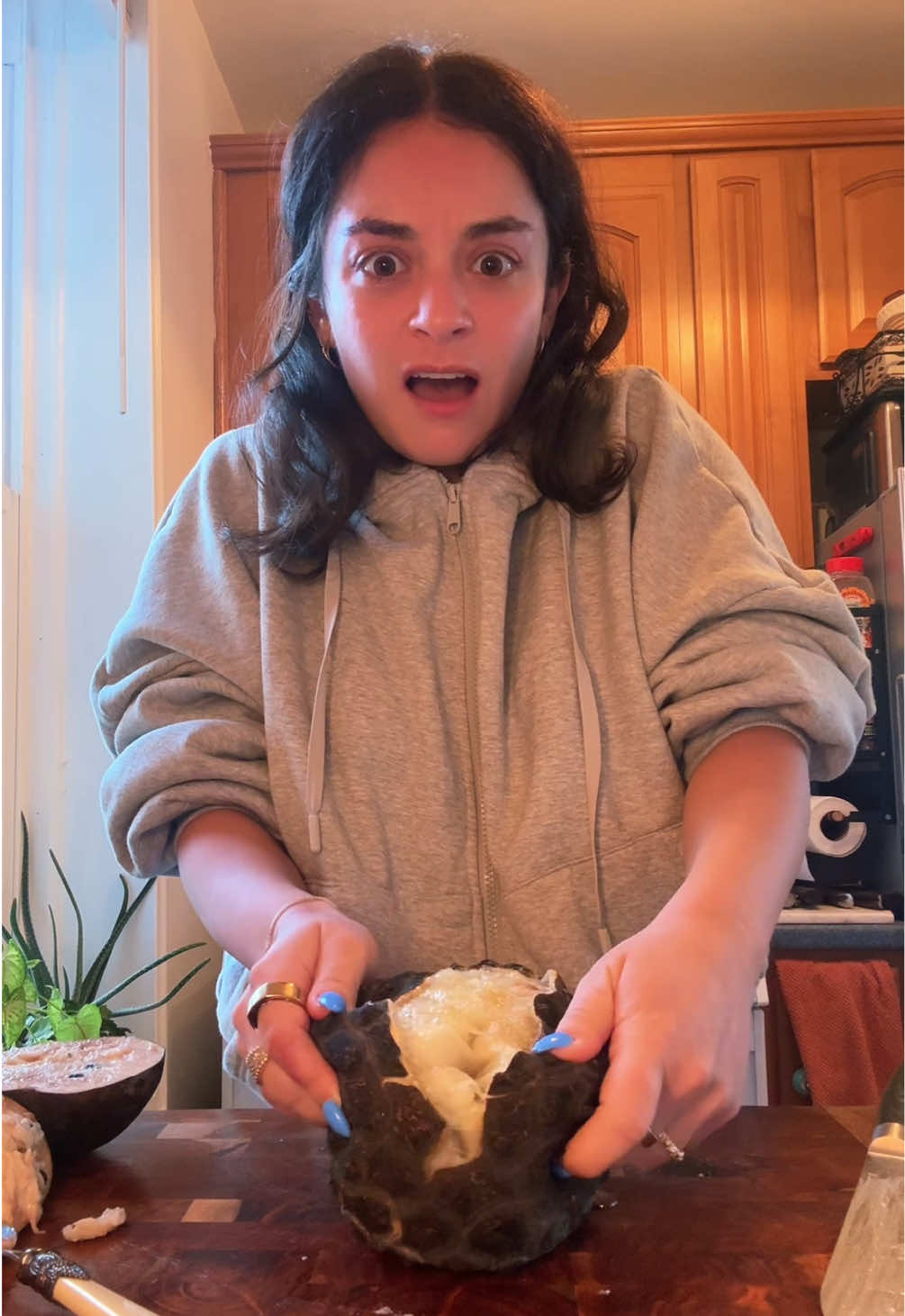 TASTING EXOTIC FRUIT pt 7, i think one of these fruits is a custard apple and the other is a rollinia fruit (which was definitely overripe) #exoticfruit #fruit #mukbang #asmr #tropicalfruit #tastetest