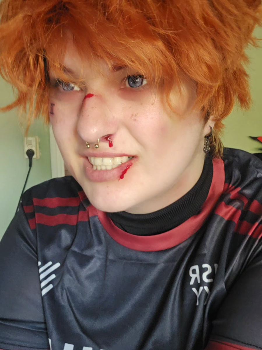 Nathaniel *has no filter* wesninski [stage Blød btw] #nathaneilwesninski #neiljosten #allforthegame #aftg #aftgcosplay #thekingsmen #foxholecourt #theravenking #neiljostencosplay #fyp 