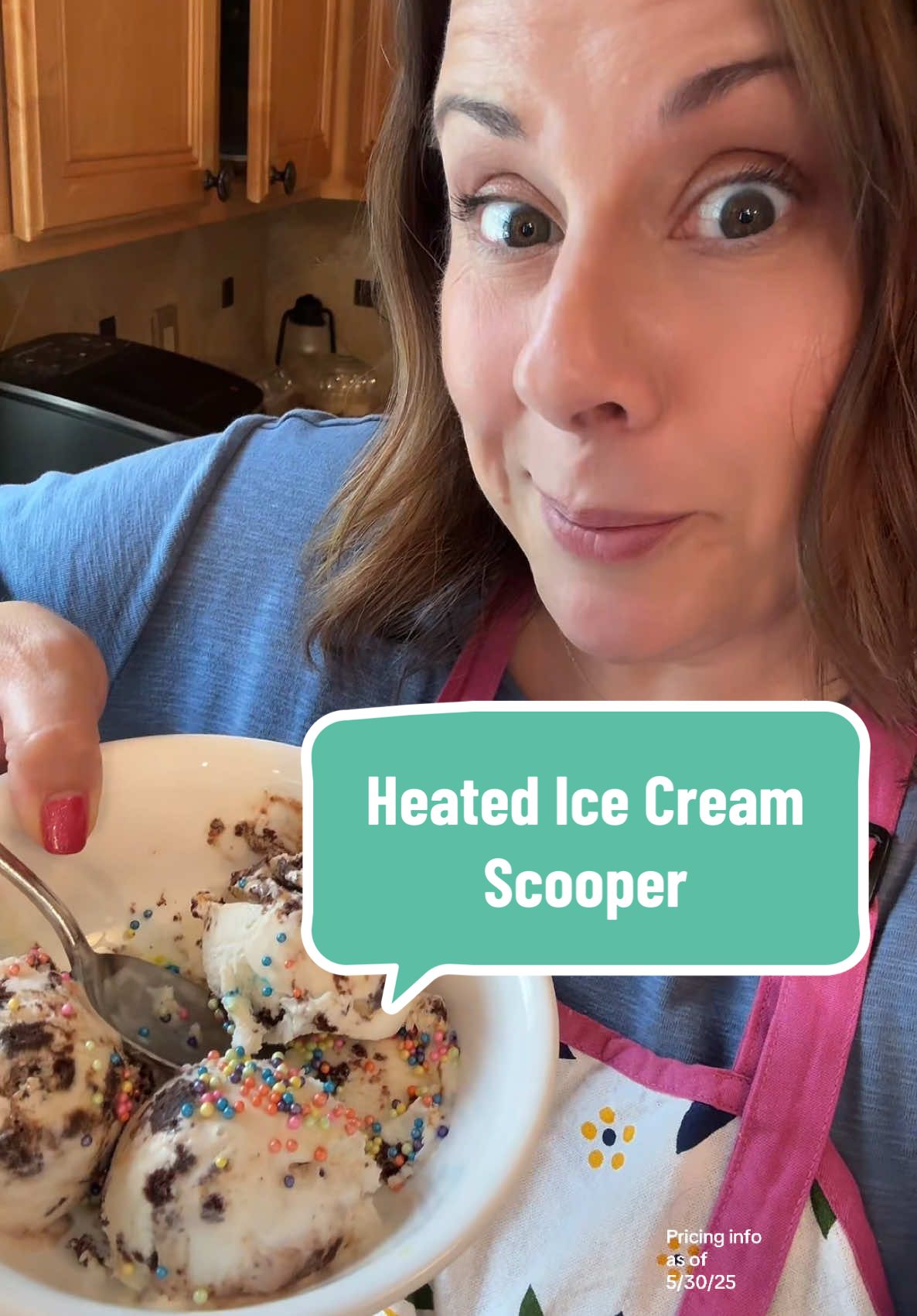 Ice cream duty at the birthday party 🥳 is the worst! #kitchengadgets #heatedicecreamscooper #icecreamscoop #icecreamlover #kitchentools 