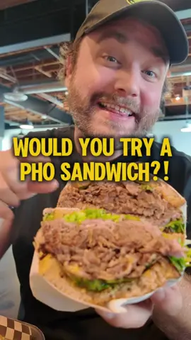 I finally tried this Pho Brisket sandwich from @and.broth and it is excellent! Located in Glendora, this is a top tier sandwich on Rye bread and their pho is also excellent as well!  I highly recommend trying out this sandwich if you’re in the area. 📍905 East Arrow Hwy, Glendora, CA 91740 #phosandwich #lafoodie #lafood #laeats #sgvfood #sgveats 