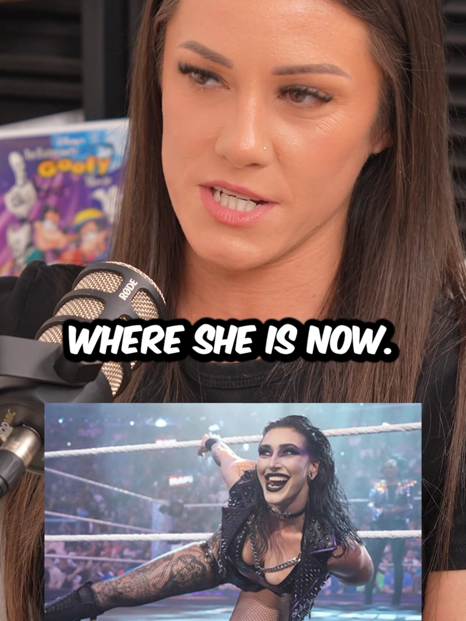 WWE Rhea Ripley! Kacy Catanzaro on her match against her in the Mae Young Classic! @kacycatanzarocatanzaro #WWE #wweraw #wwefans #podcast #wwenxt